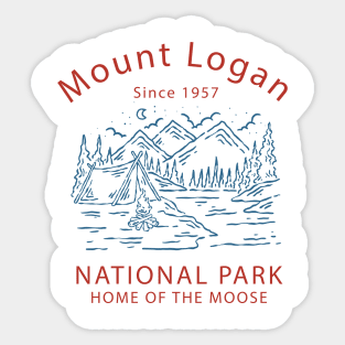 Mount Logan Sticker